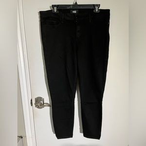 Paige Verdugo Cropped Black Jeans - size 32